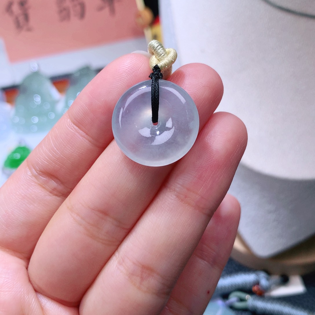 颈饰未镶嵌翡翠扣子20.2*5