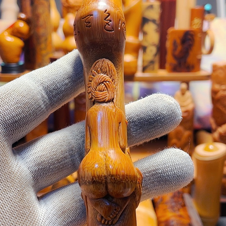 涤纶闫老师精品美背手把件包