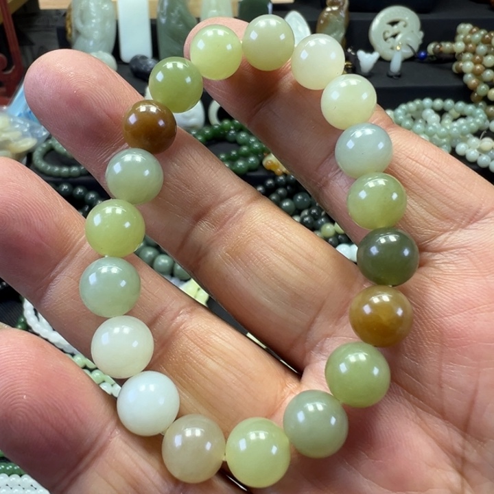 和田玉未镶嵌套链