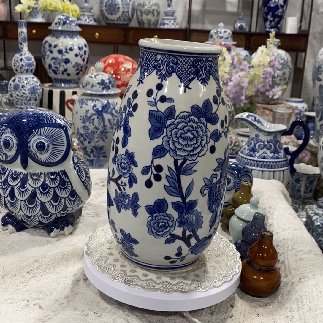 【闪购商品】摆件花瓶摆件，高度27口径9