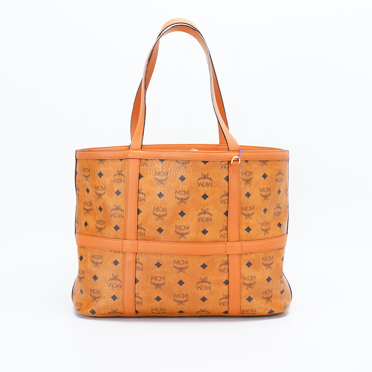 全新未使用 MCM 【MCM专属】单肩托特包新款干邑色/BG22013055/