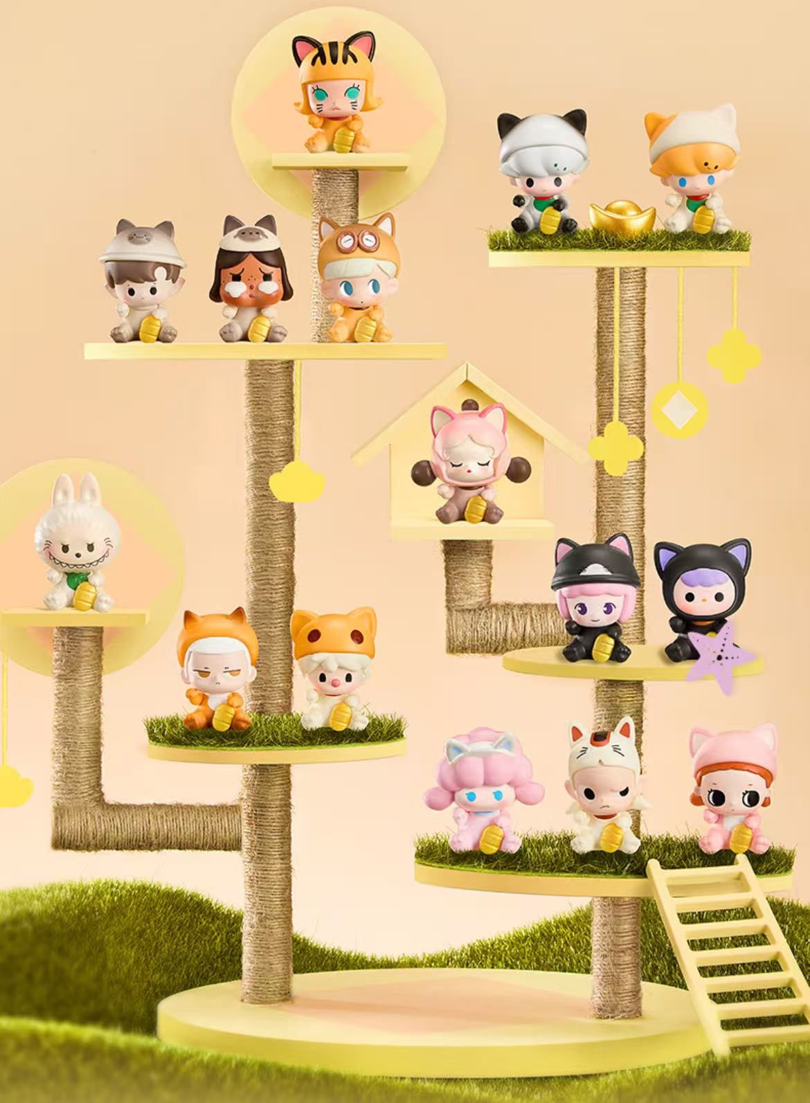 【拆盒】招财猫猫盲盒适合作为礼物的潮流玩具
