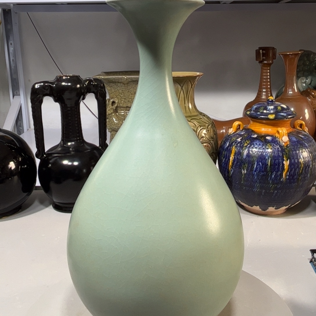 瓶汝窑瓶子品相完美