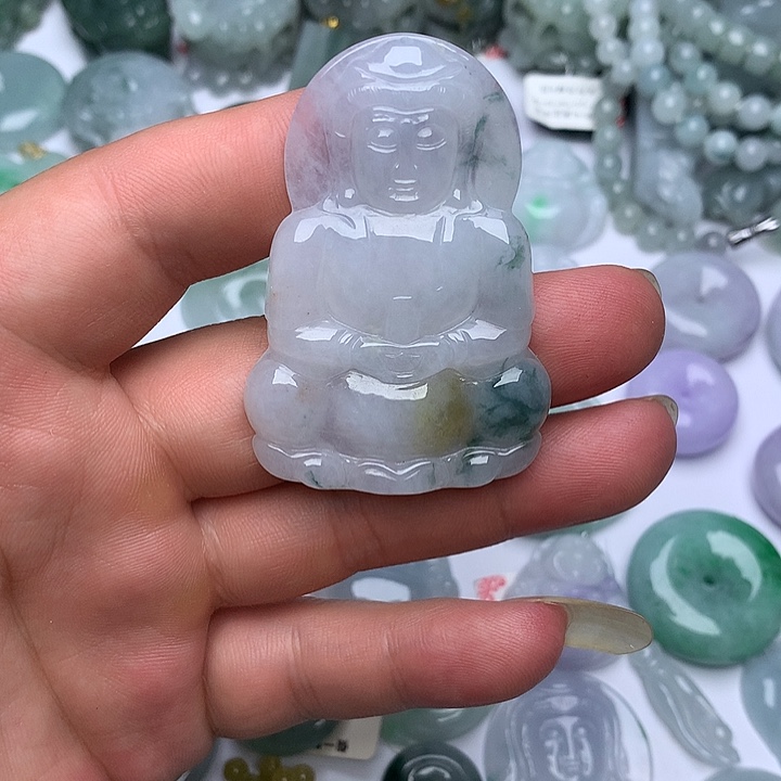 翡翠未镶嵌颈饰天然翡翠