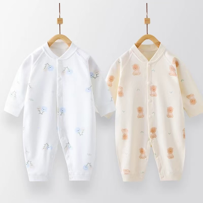 婴幼儿春秋纯棉连体衣春秋