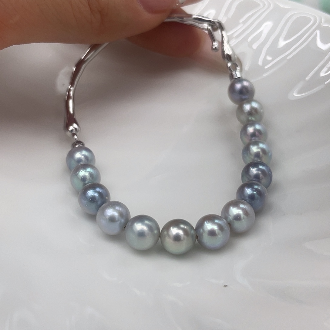 海水珍珠颈饰银S925镶嵌