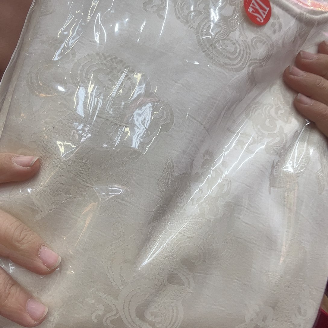 满***坊绣花真毛太太服一件XXL