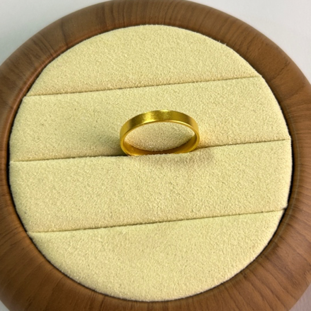 足金999 克重1.54 16号古法平安无事戒指