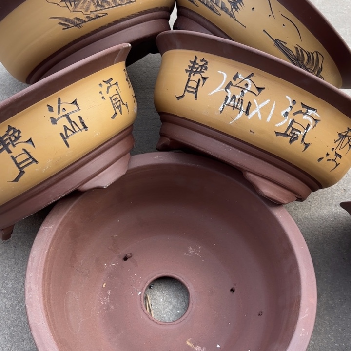 花盆紫砂100-5。         