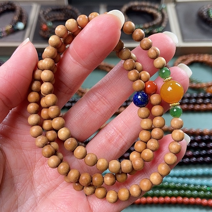 檀香木手串/手链0.5檀香木