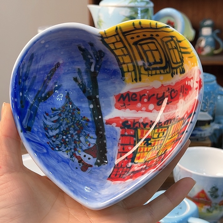 陶景德镇釉下手绘陶瓷 