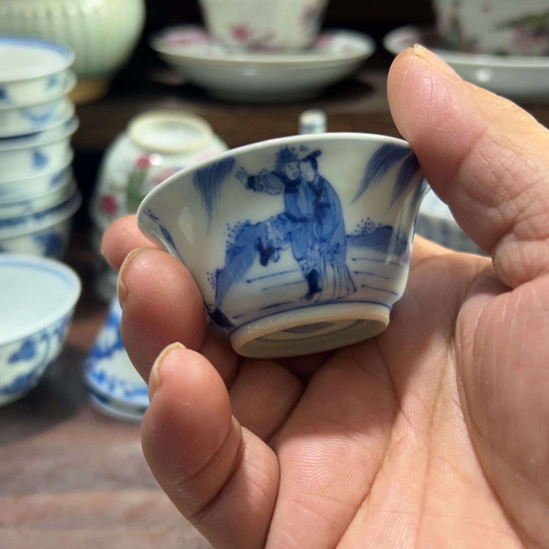 犹**徒青花瓷器茶杯系列茶杯