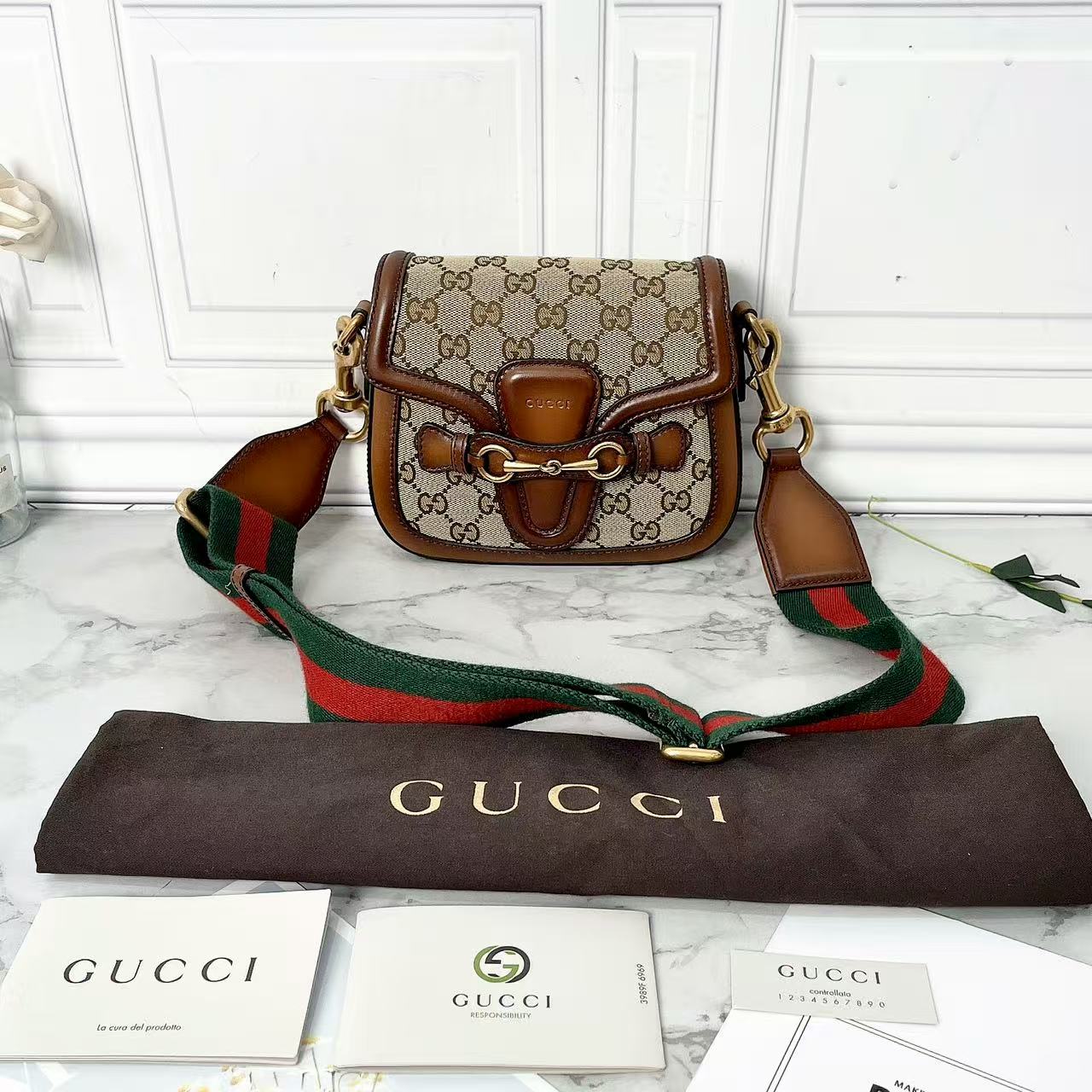 95新 GUCCI/古驰 Gucci/古驰1955系列马鞍包