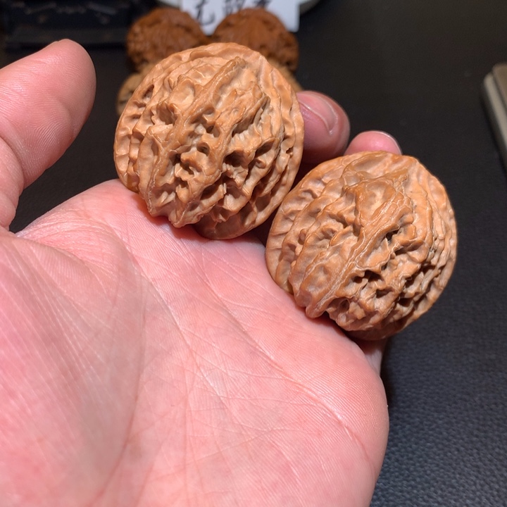 文玩核桃把件精品苹果园40