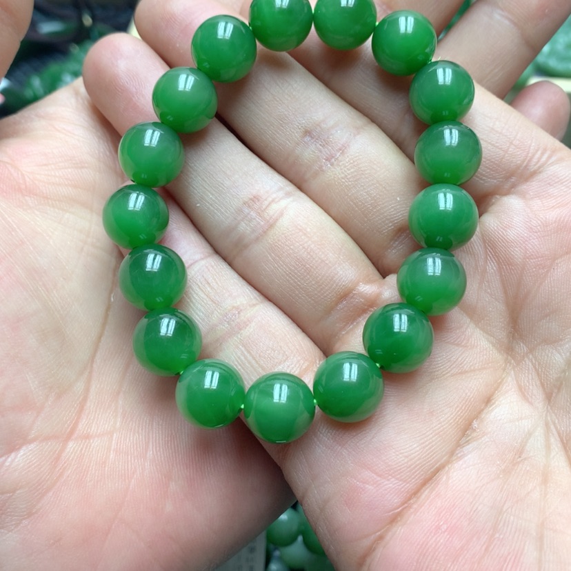 【闪购商品】和田玉（碧玉）手链未镶嵌弘**室