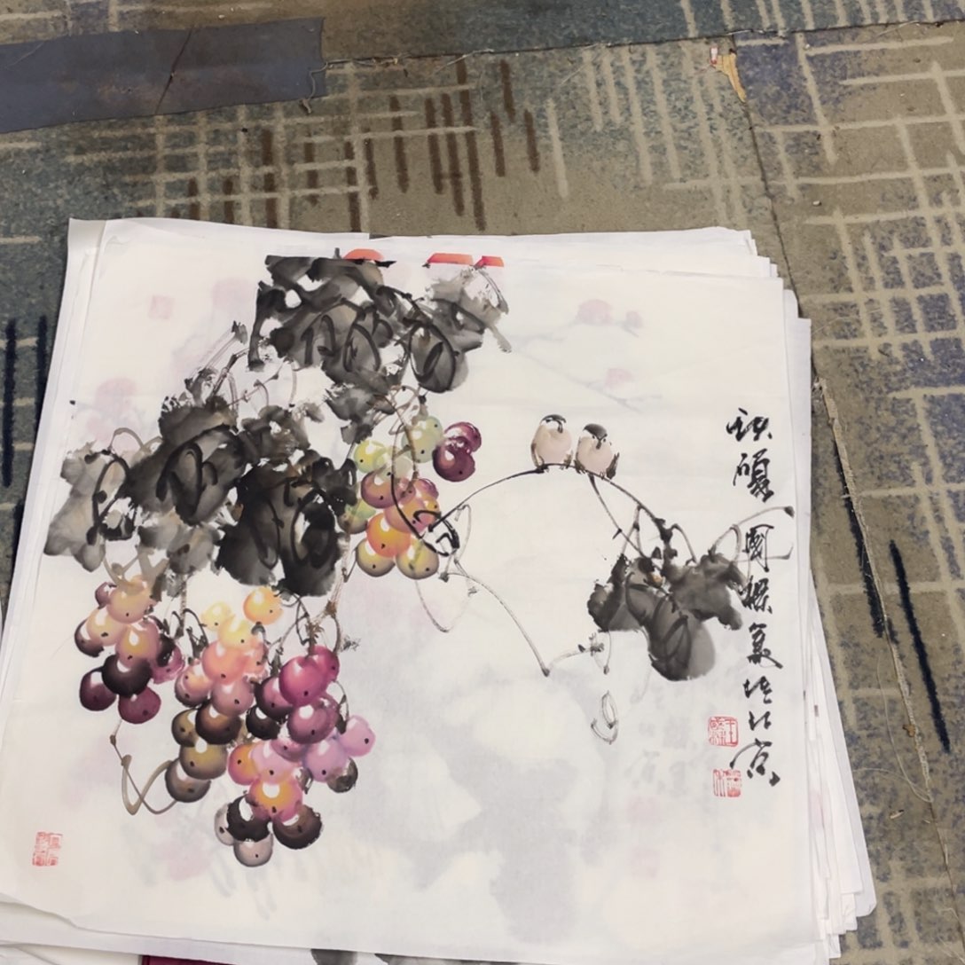 国画漠*四尺斗方作品1111