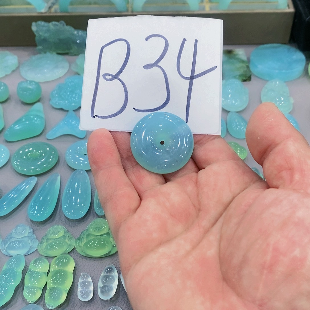 蛇纹石玉珠宝奇石未镶嵌❄***❄