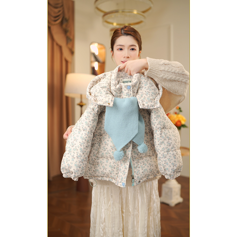 女宝2025新款洋气棉服外套冬季加厚中大童儿童冬装上衣3692