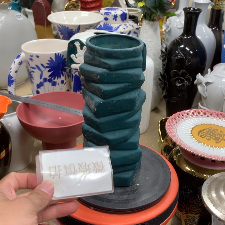 摆件微瑕陶瓷介意勿拍