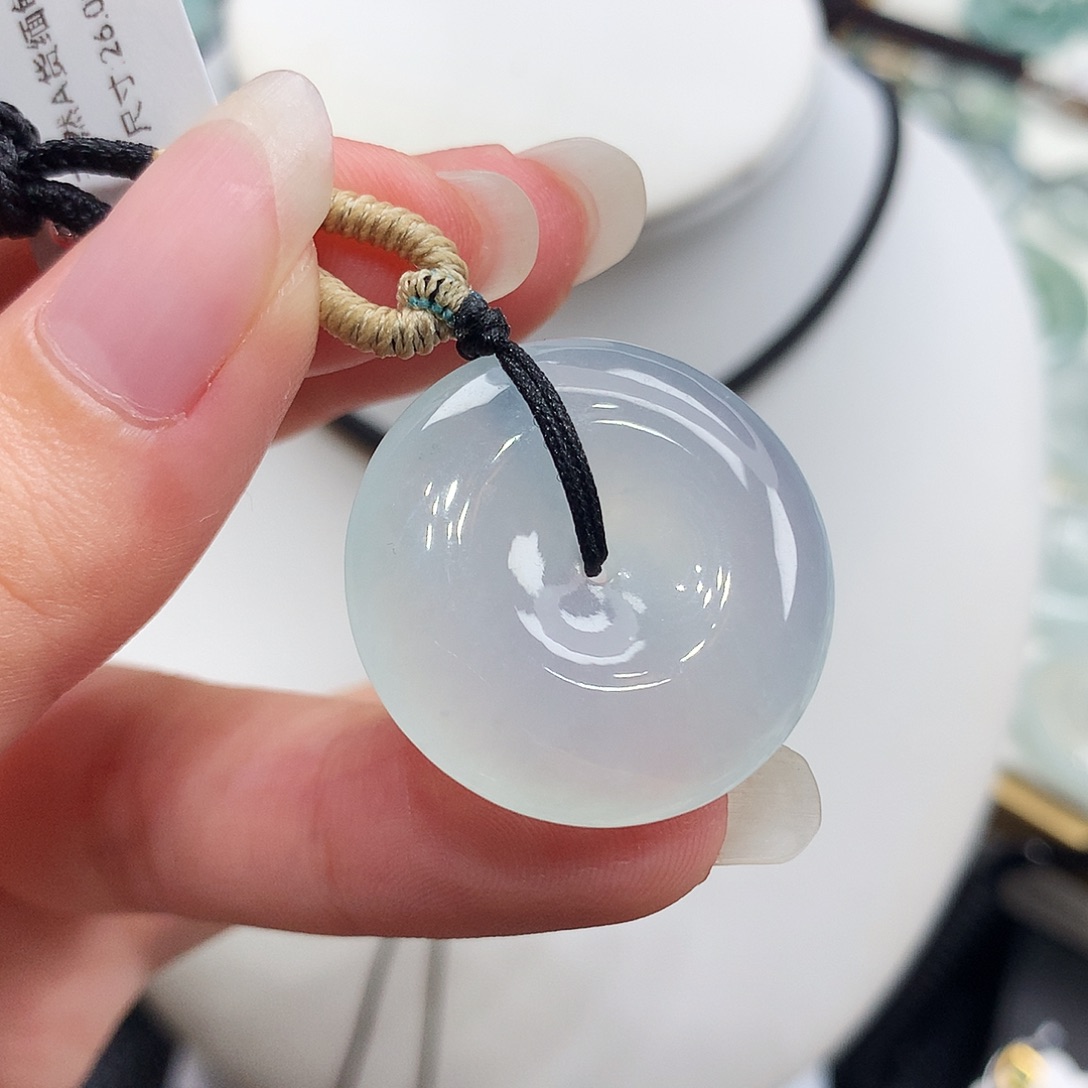 翡翠未镶嵌胸饰翡翠31，26/5.6