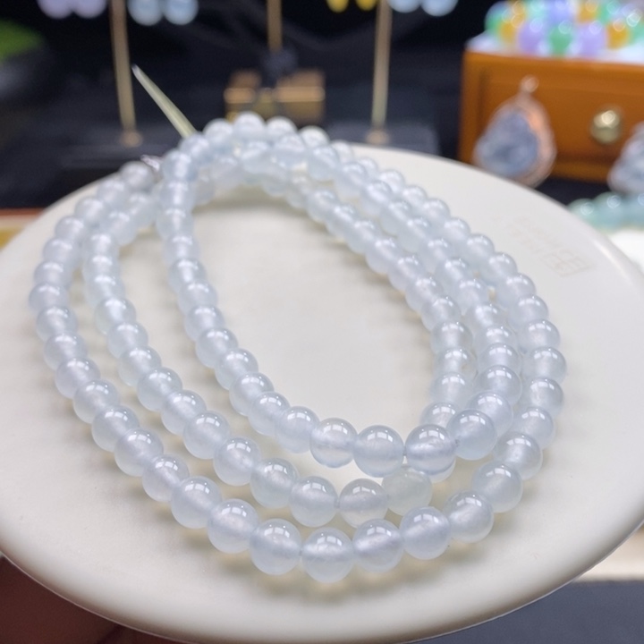 翡翠吊坠(不含链)未镶嵌翡翠冰项链卡6+
