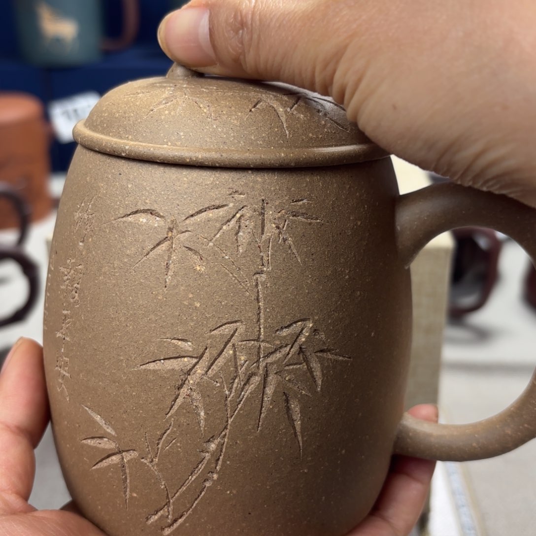 紫砂茶杯紫砂盖杯