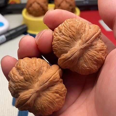 长***2文玩核桃把件元宝