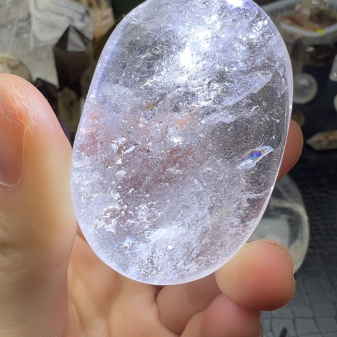 水晶未镶嵌珠宝半成品100水晶