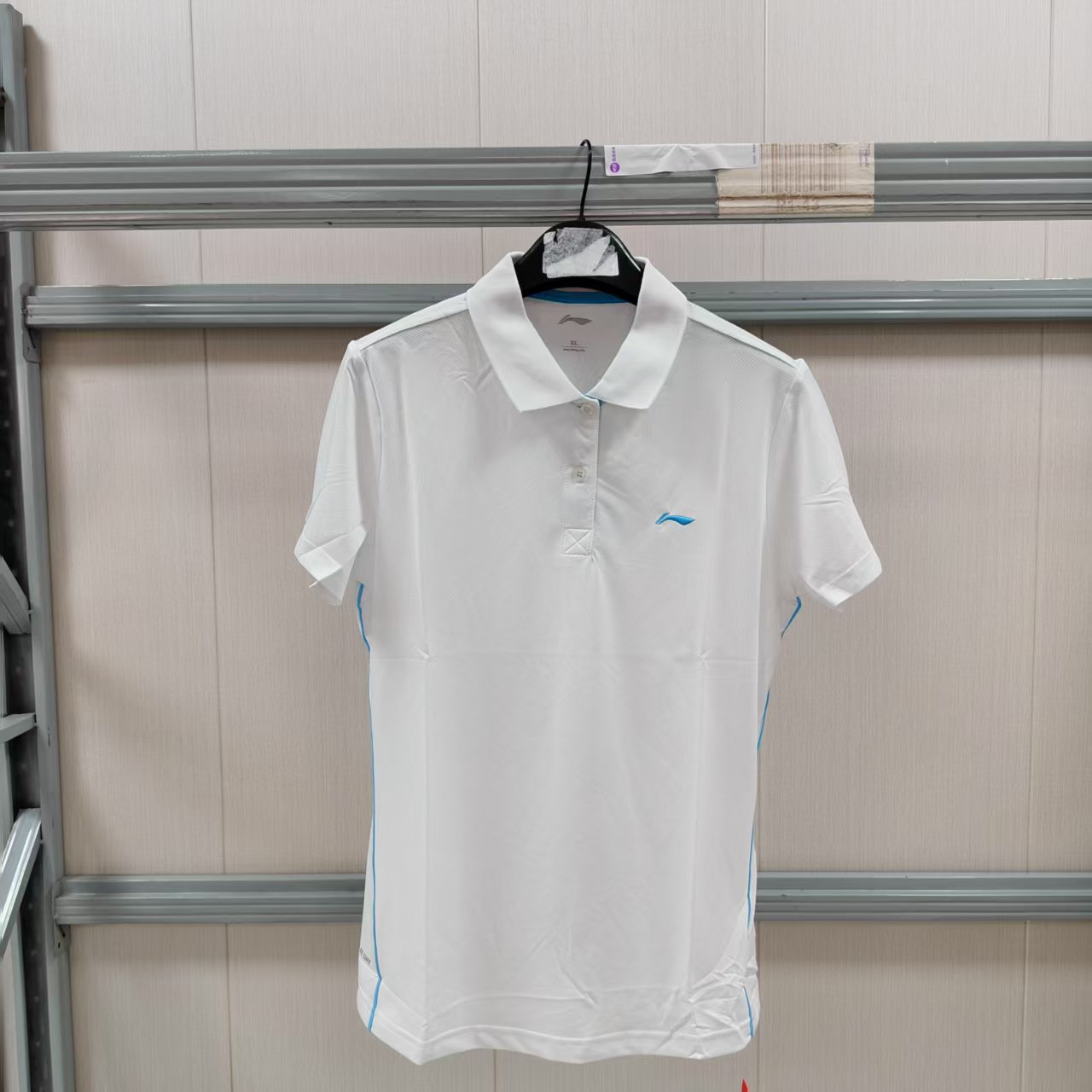 《B品以直播展示为主》李宁短袖夏季女子运动休闲舒适Polo衫APLL202