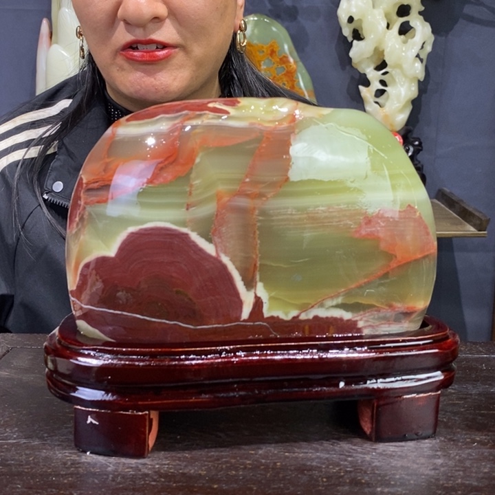 石材精品古青石摆件