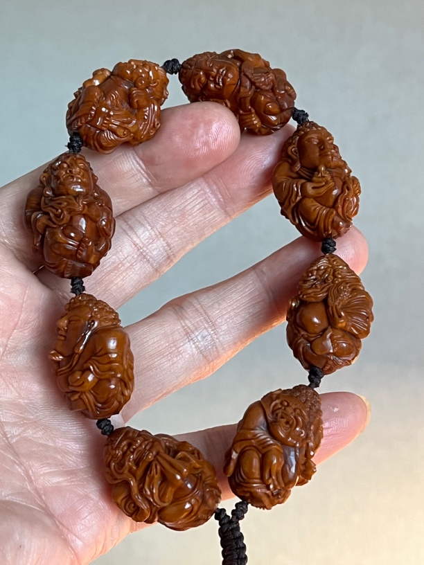 橄榄核超精修金刚题材手串