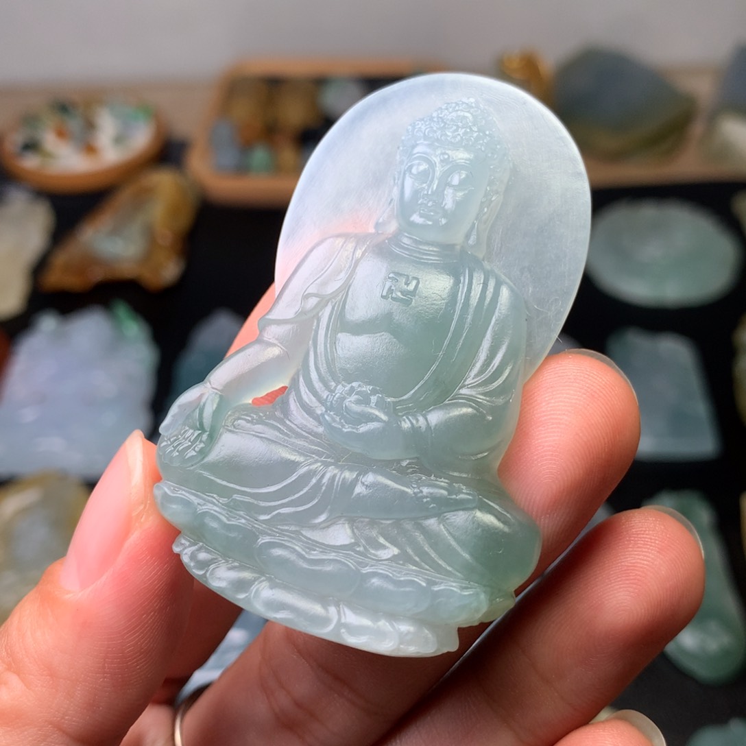 定制翡翠未镶嵌阿米