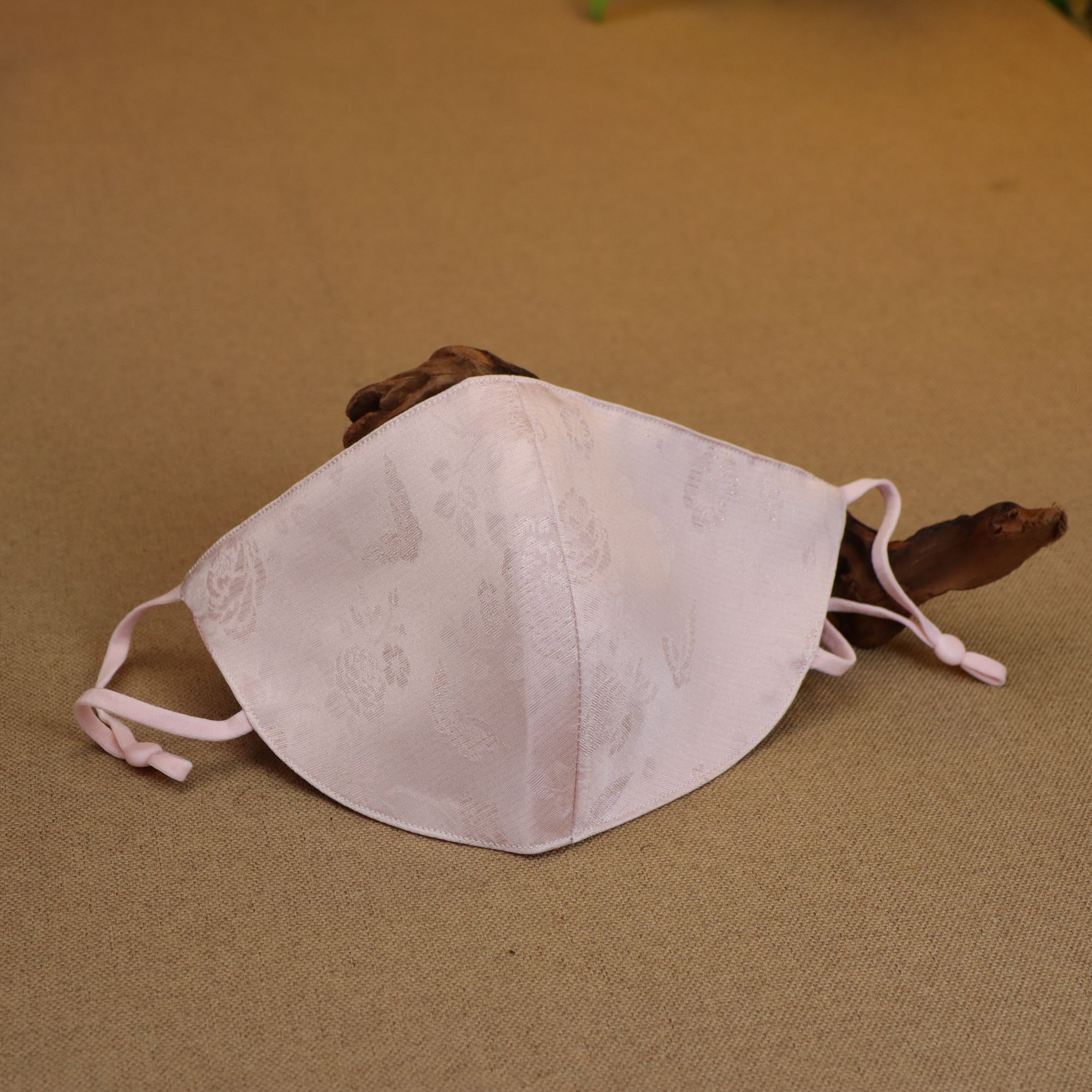 苏绣桑蚕丝粉色正绢真丝桑蚕丝口罩不可退换