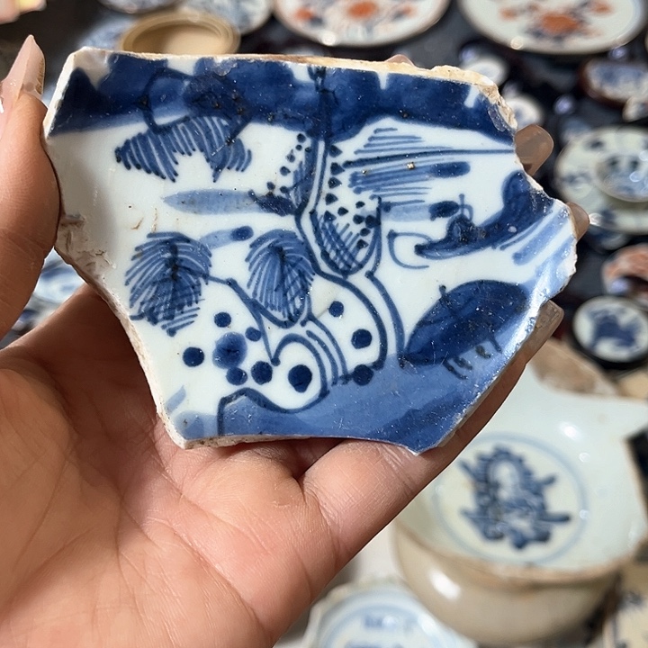 瓷片瓷片茶托喝茶非常不错