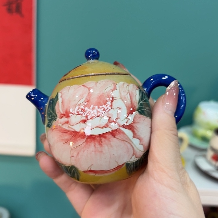 杯景德镇釉下五彩手绘