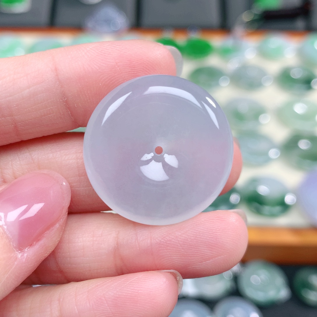 翡翠未镶嵌颈饰天然缅甸翡翠a货26.8-6.0