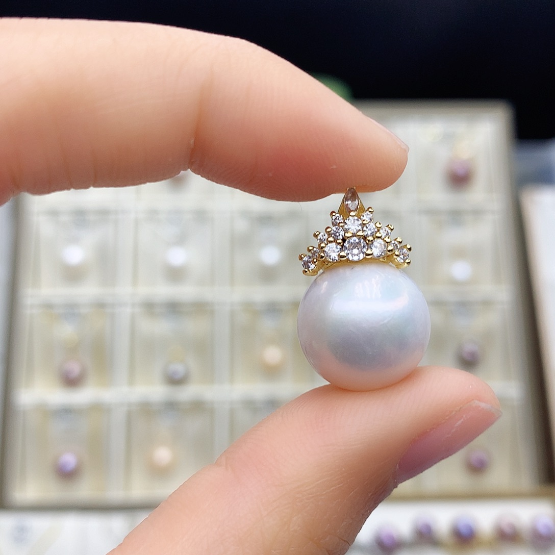 淡水珍珠颈饰合金