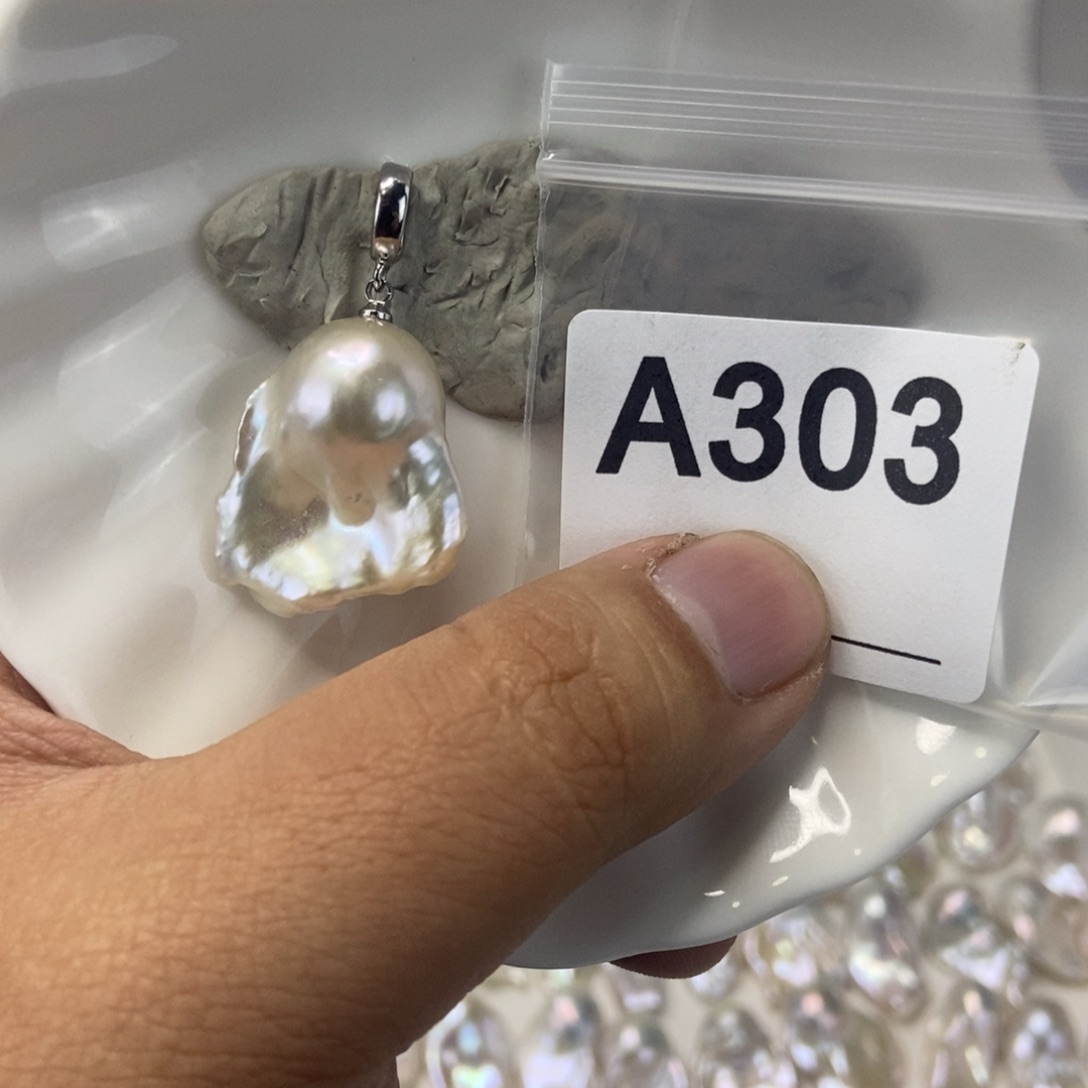 淡水珍珠吊坠(不含链)合金