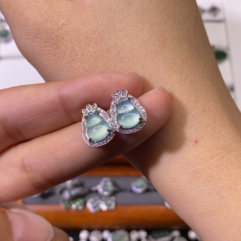 【闪购商品】翡翠颈饰银S925镶嵌天然