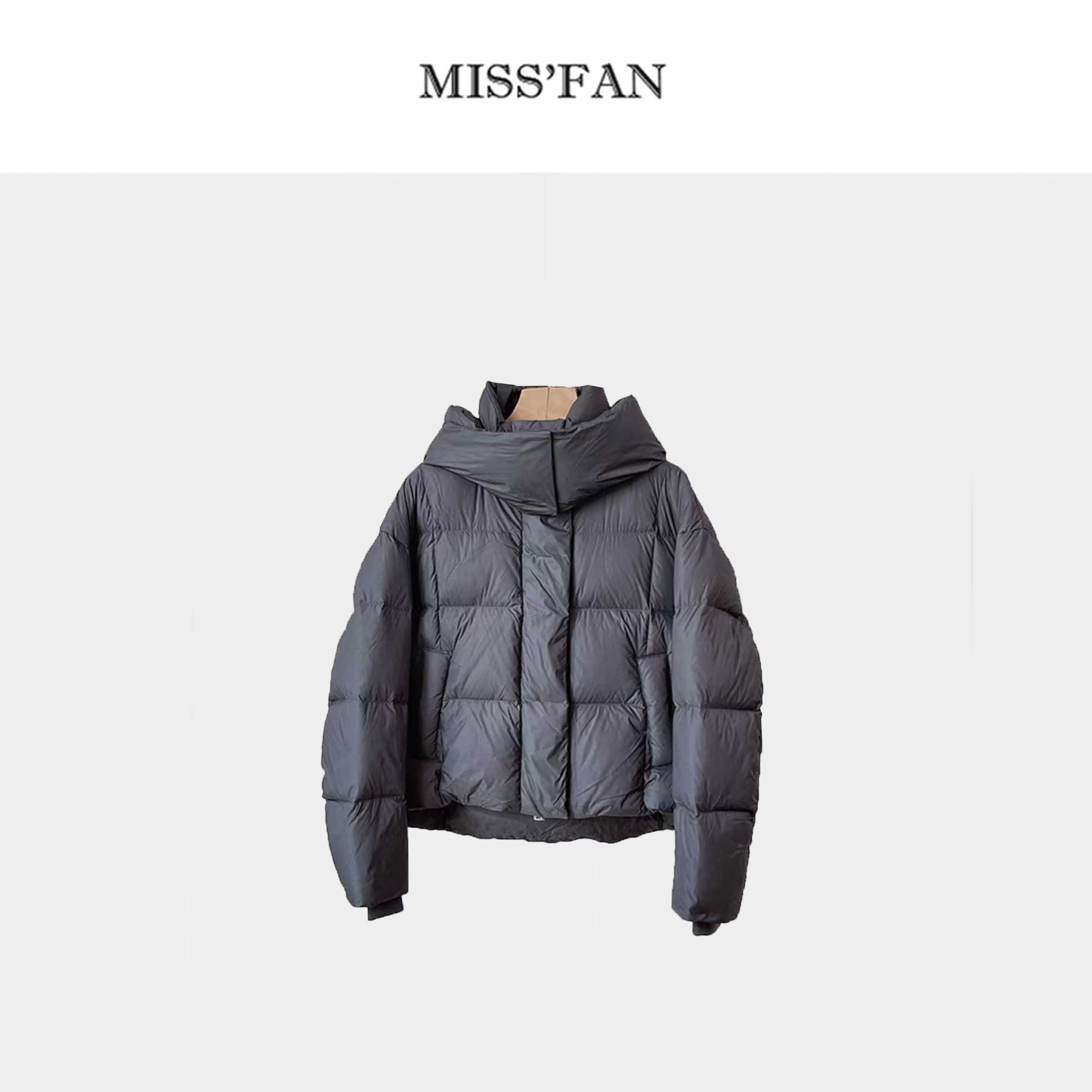 超细纤维面料（100纳米）百搭款时髦减龄泡芙羽绒