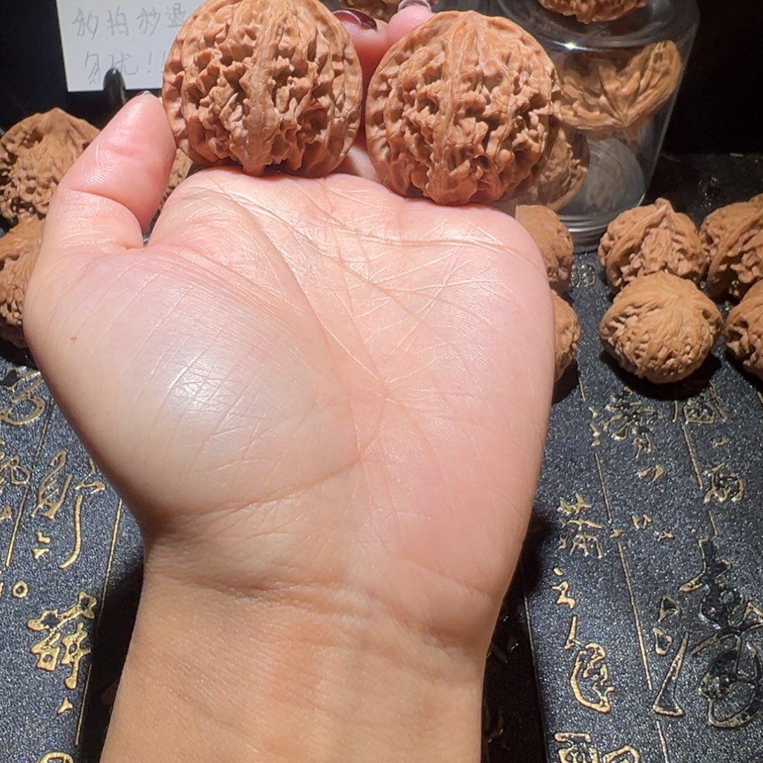 吊坠文玩核桃苹果38手把件120