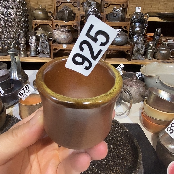 高温柴烧陶泥主人杯