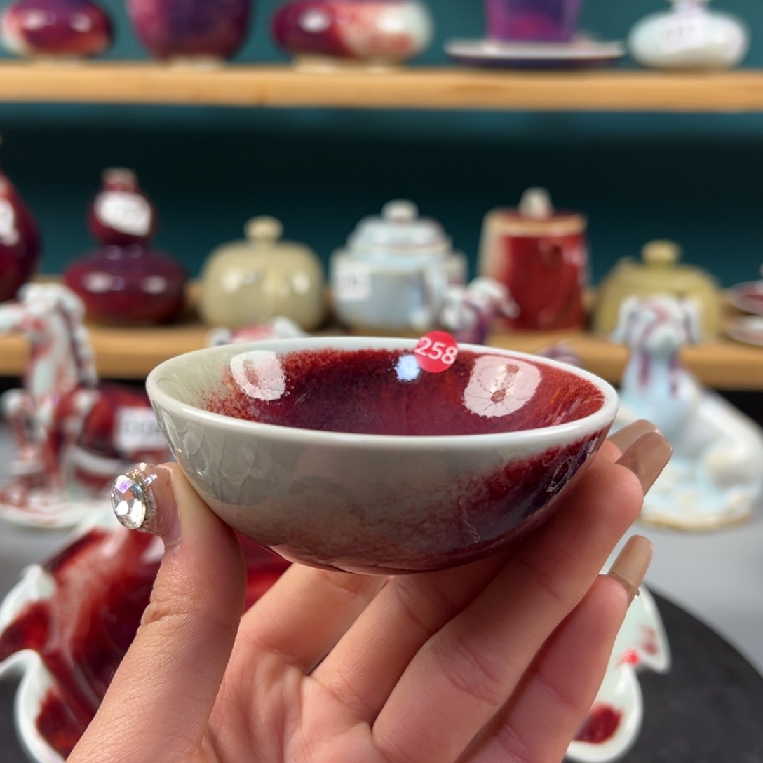 瓷片全品无暇主人杯纯手工