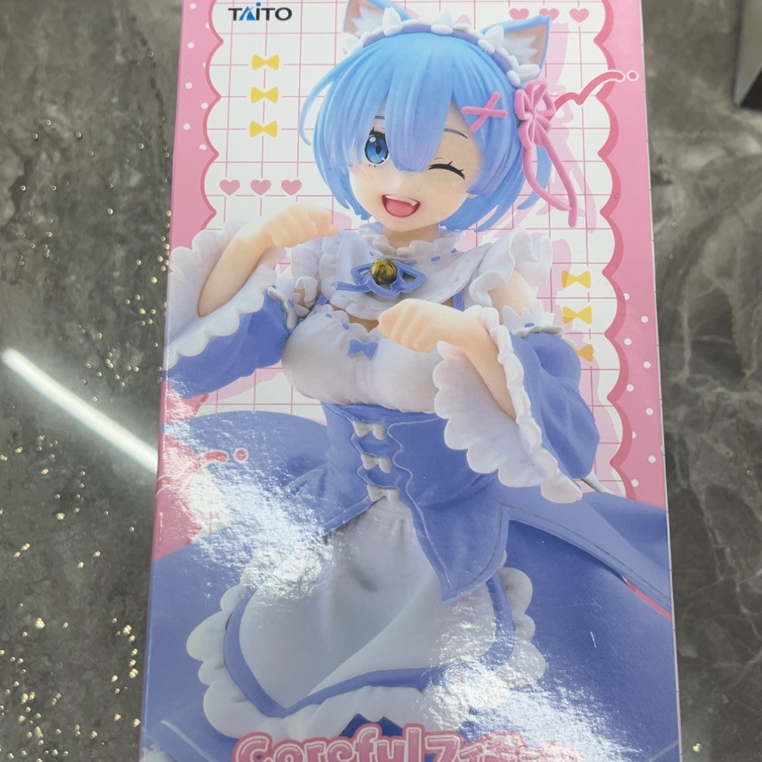 女仆猫耳蕾姆景品手办不包官瑕不包运损