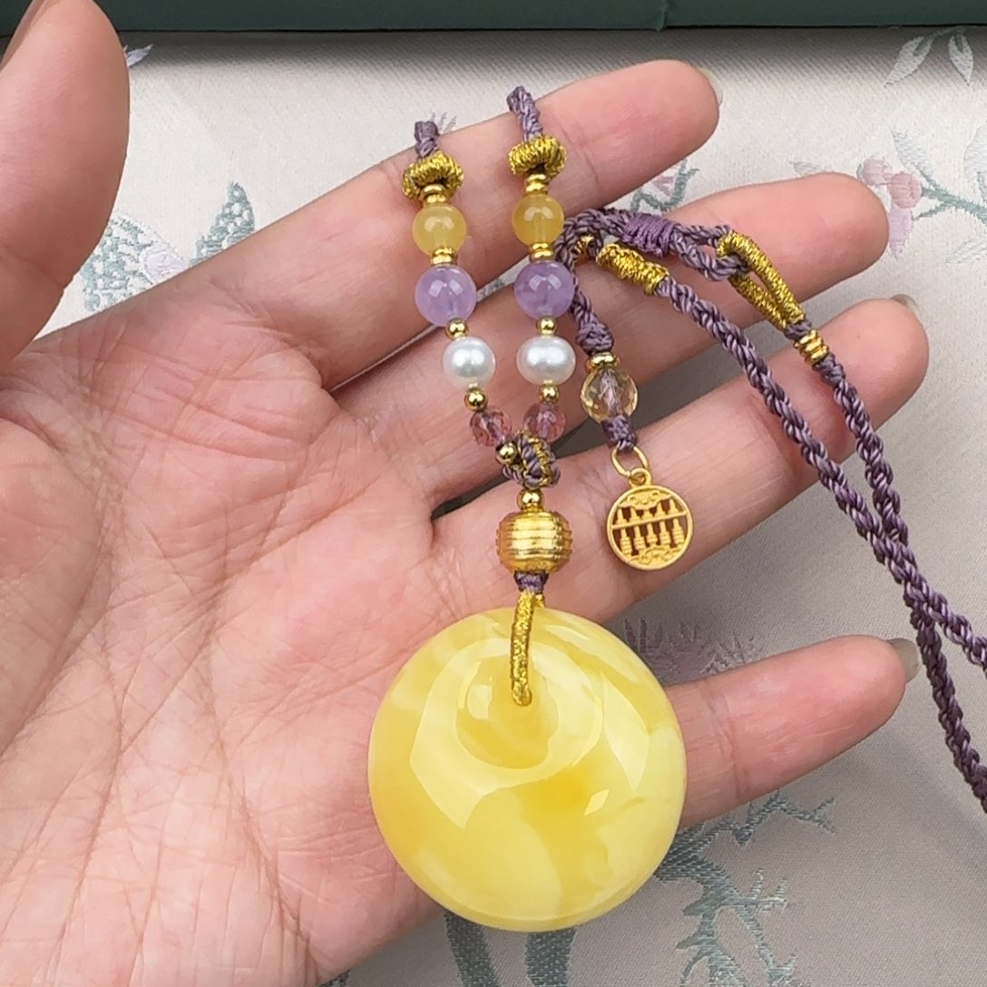 蜜蜡吊坠(赠链)未镶嵌