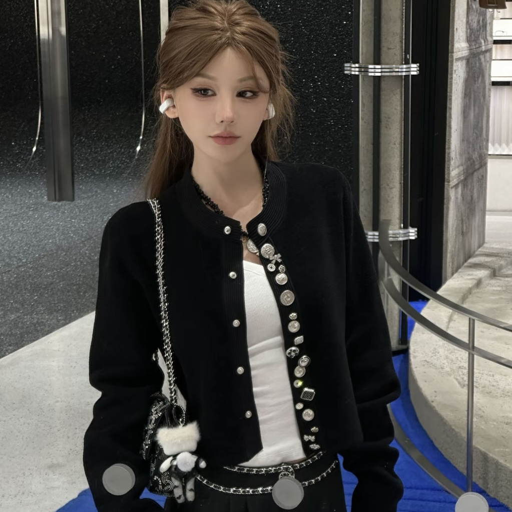 可可不加酱【Hanpton Court】秋季显瘦气质长袖开衫LWJ25C3C2630