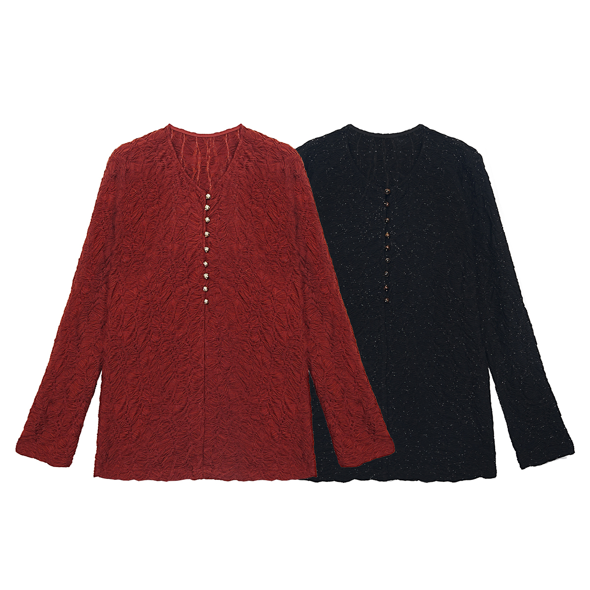 金雀绫【手风琴】设计师织金工艺宽松型加宽加大小衫SZA3SY695