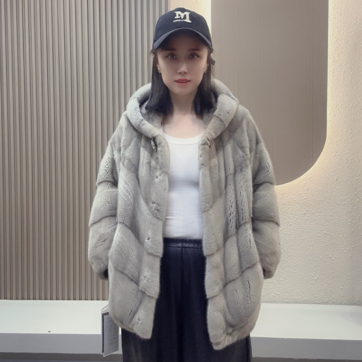 1805款冬季新款水貂外套