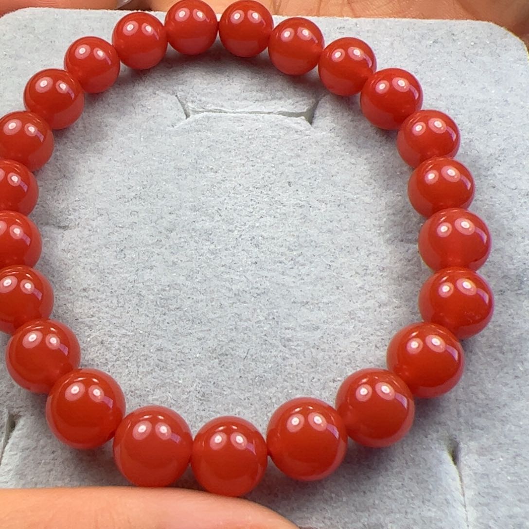 未镶嵌手串南红玛瑙