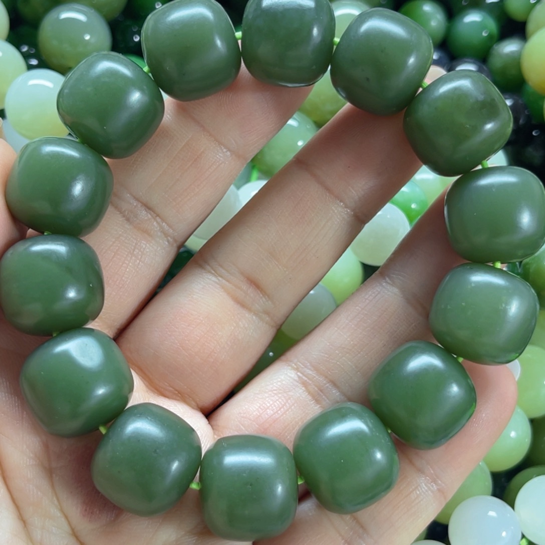 和田玉手链未镶嵌